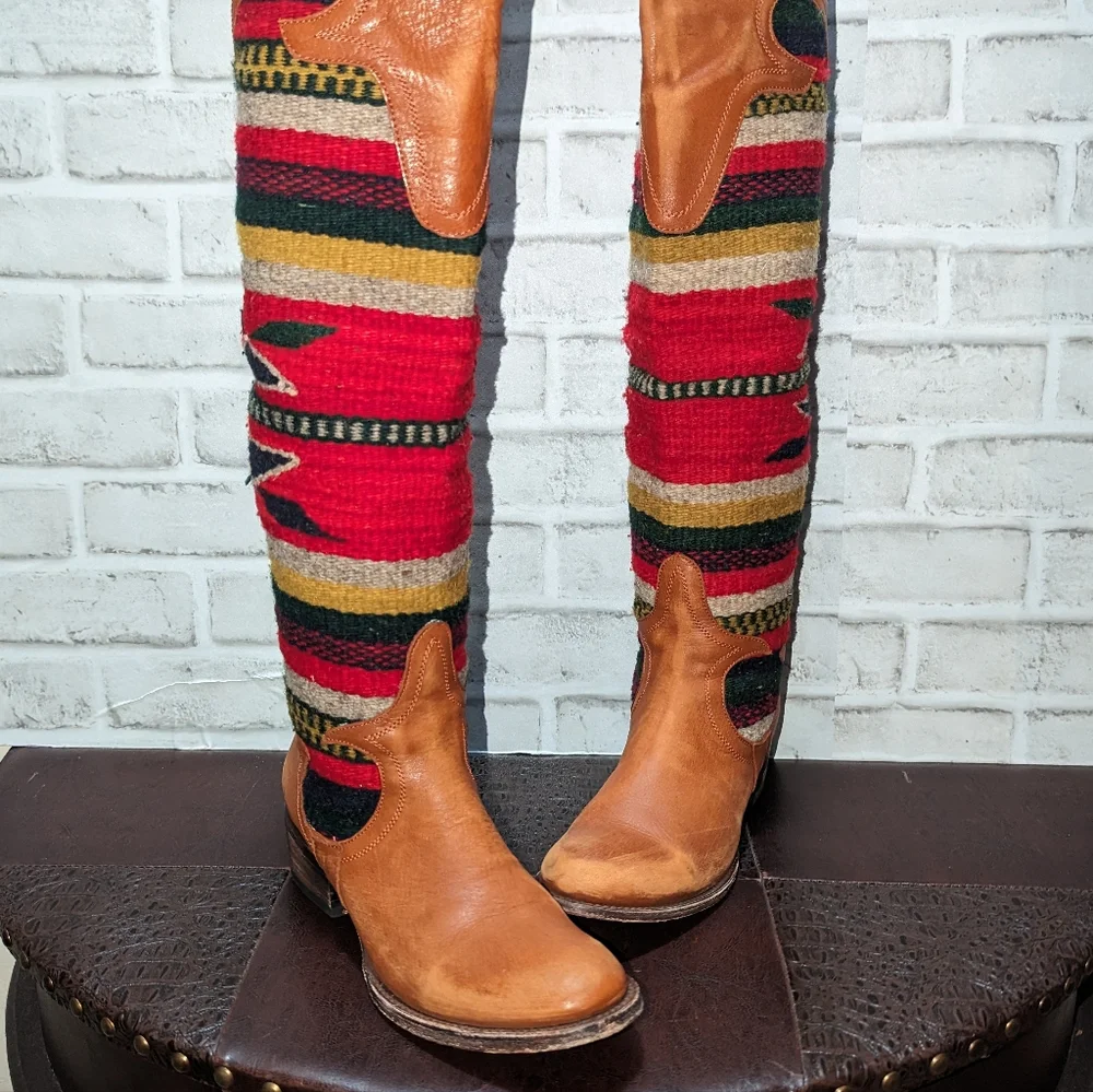 RARE FreeBird Cabal Over the Knee Boots size 8